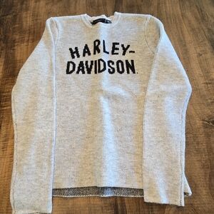 Harley-Davidson Light Gray Crewneck Sweater